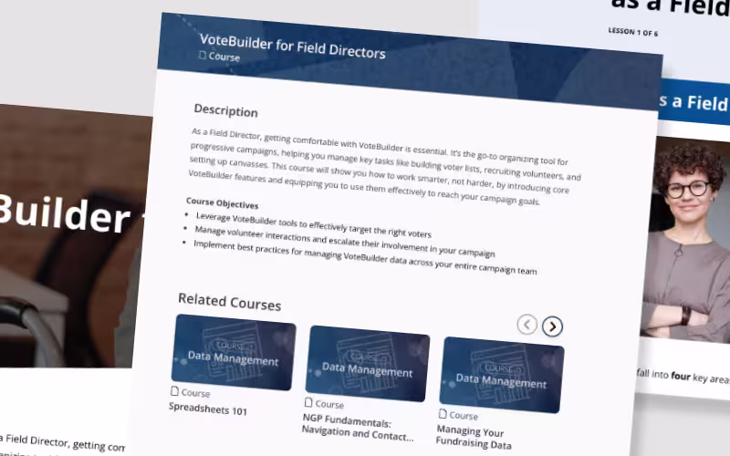 VoteBuilder for Field Directors